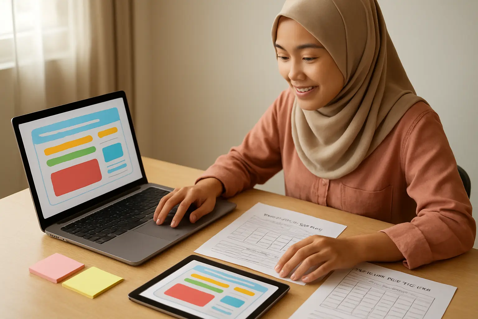 Mahasiswa teknologi pendidikan mengembangkan modul digital dan lembar validasi ahli untuk skripsi R&D