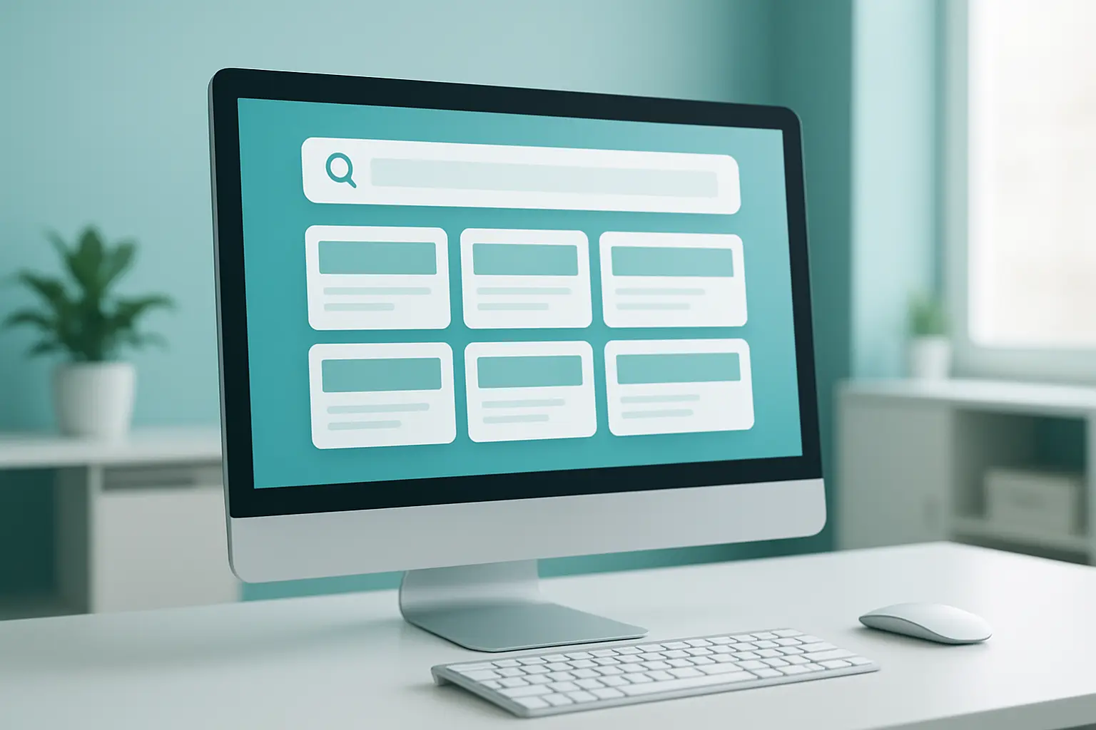 Layar komputer menampilkan portal pangkalan data jurnal ilmiah